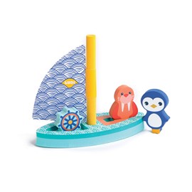 Mon bateau en mousse avec personnages