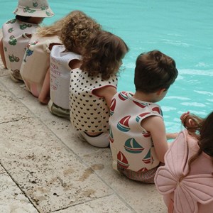 Gilet de natation piper powder pink (2-3 ans)