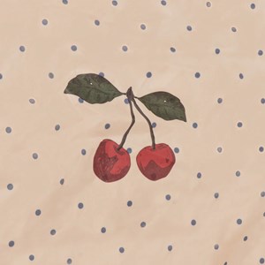 Mini tente de plage pop up anti-uv cherry navy dots
