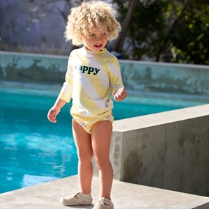 T-shirt anti-uv manches longues rayures (19-24 mois)