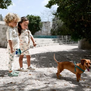 T-shirt anti-uv manches courtes beach chien (19-24 mois)