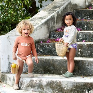 T-shirt anti-uv manches courtes terre (19-24 mois)