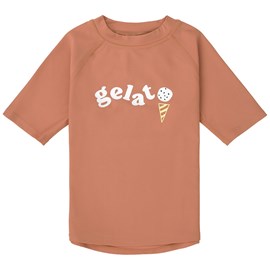 T-shirt anti-uv manches courtes terre (2-3 ans)