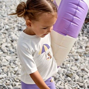 T-shirt anti-uv manches courtes ice cream et chien (19-24 mois)