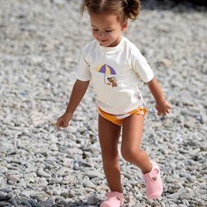 T-shirt anti-uv manches courtes ice cream et chien (2-3 ans)