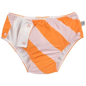 Maillot de bain anti-fuite rayures orange (13-24 mois)