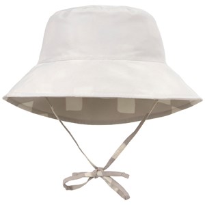 Chapeau réversible anti-uv motif damier stone et sel marin (3-6 mois)