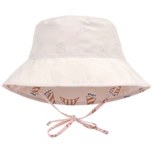 Chapeau réversible anti-uv ice cream rose pâle (3-6 mois)