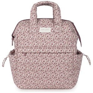 Sac à dos à langer cherry fleurs