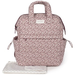 Sac à dos à langer cherry fleurs