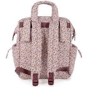 Sac à dos à langer cherry fleurs