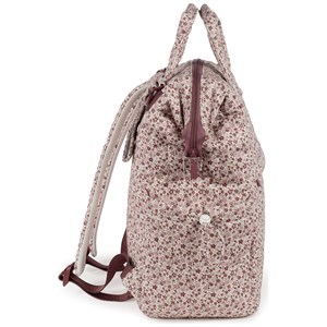 Sac à dos à langer cherry fleurs