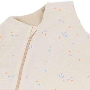 Gigoteuse mi-saison cocoon en nid d'abeille orange cherries (0-6 mois)