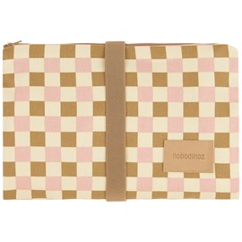 Tapis à langer imperméable yellow pink mosaic hyde park