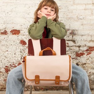 Cartable a4 maternelle beige (33 cm)
