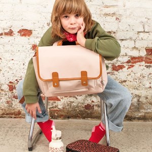 Cartable a4 maternelle beige (33 cm)