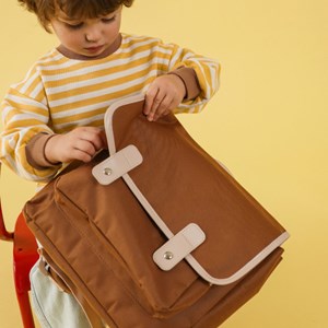 Cartable a4 primaire marron (38 cm)