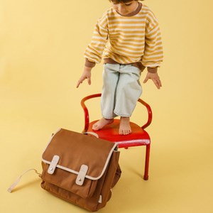 Cartable a4 primaire marron (38 cm)