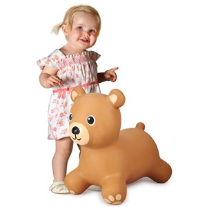 Ours animal rebondissant avec pompe