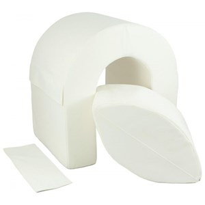 Set de 2 blocs en mousse blanc
