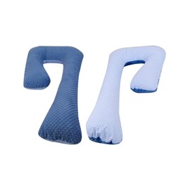 Coussin velinda bleu