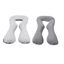 Coussin velinda gris