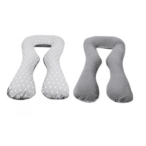 Coussin velinda gris