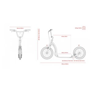 Scooter friday noir yedooo