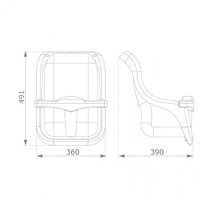 Siege axi house blanc