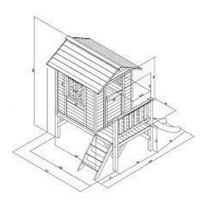 Maisonnette axi house rouge