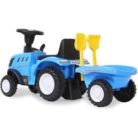 Push-car new holland t7 tracteur bleu