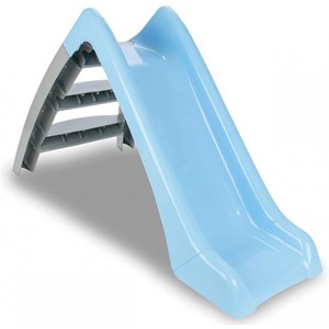 Toboggan happy slide bleu pastel