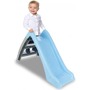 Toboggan happy slide bleu pastel