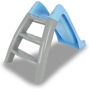 Toboggan happy slide bleu pastel