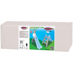Toboggan happy slide bleu pastel