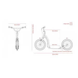 Scooter frida and fred vert menthe yedoo