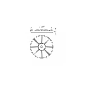 Axi siege balancoire rond vert sapin