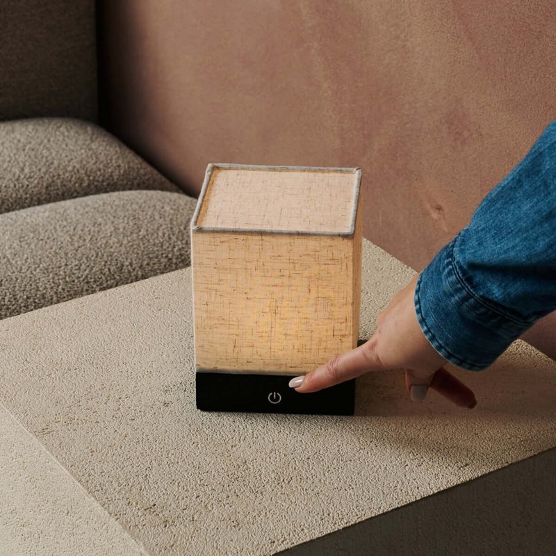 Boutique Lampe De Chevet - Lampe sans fil noire zano