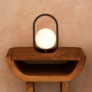 Lampe sans fil en bois marron foncé skye
