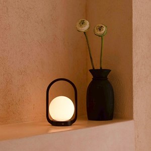 Lampe sans fil en bois marron foncé skye