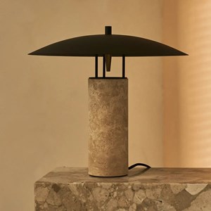 Lampe en travertin nicolas