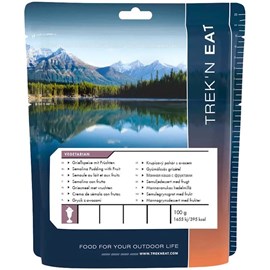 Dessert lyophilisé trek'n eat semoule au lait et aux fruits