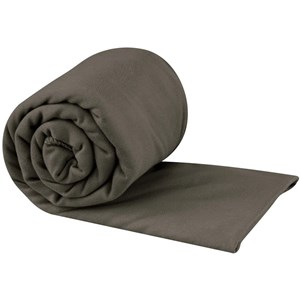 Serviette microfibre sea to summit pocket towel l 60x120 gris foncé