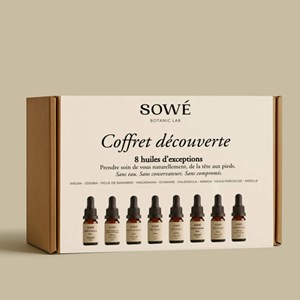 Coffret soin découverte aux huiles bio sowé 8x10ml