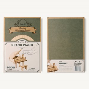 Puzzle 3d en bois piano