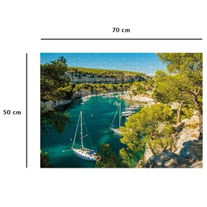 Puzzle calanque de port-miou 1000 pcs