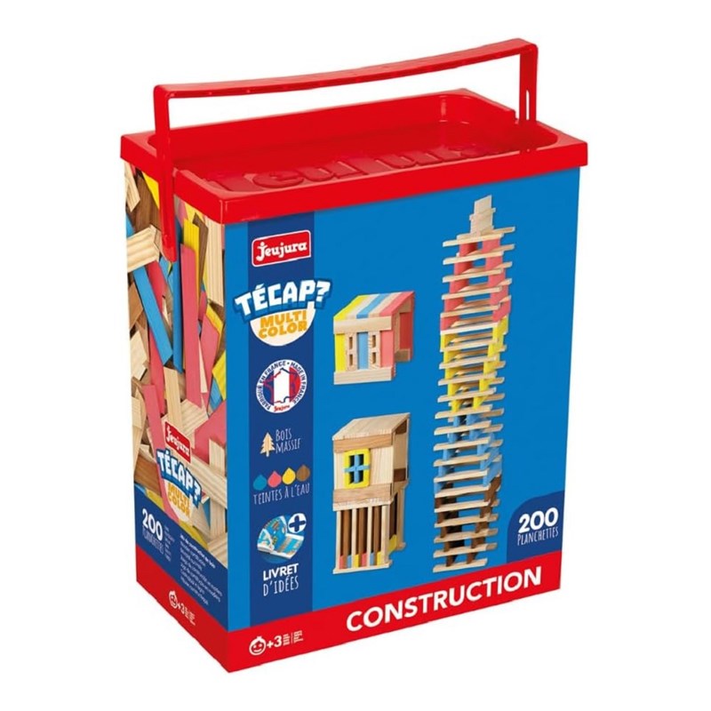 Jeujura - Planchettes tecap multicolor 200 pièces