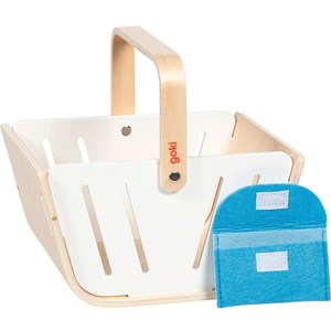 Panier de courses avec porte-monnaie