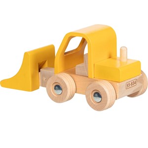 Pelleteuse en bois jaune