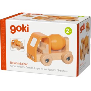 Camion toupie orange